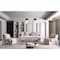 Manhattan Comfort 3-Piece Verandah  90.6 in. Sofa, and 2 Accent Chairs in Beige 3-LSAC1769-BE - alternate 1